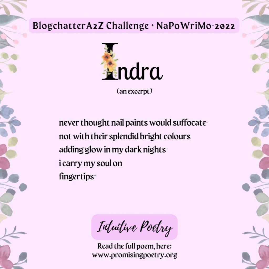 Day11-NaPoWriMo-Indra–An Excerpt