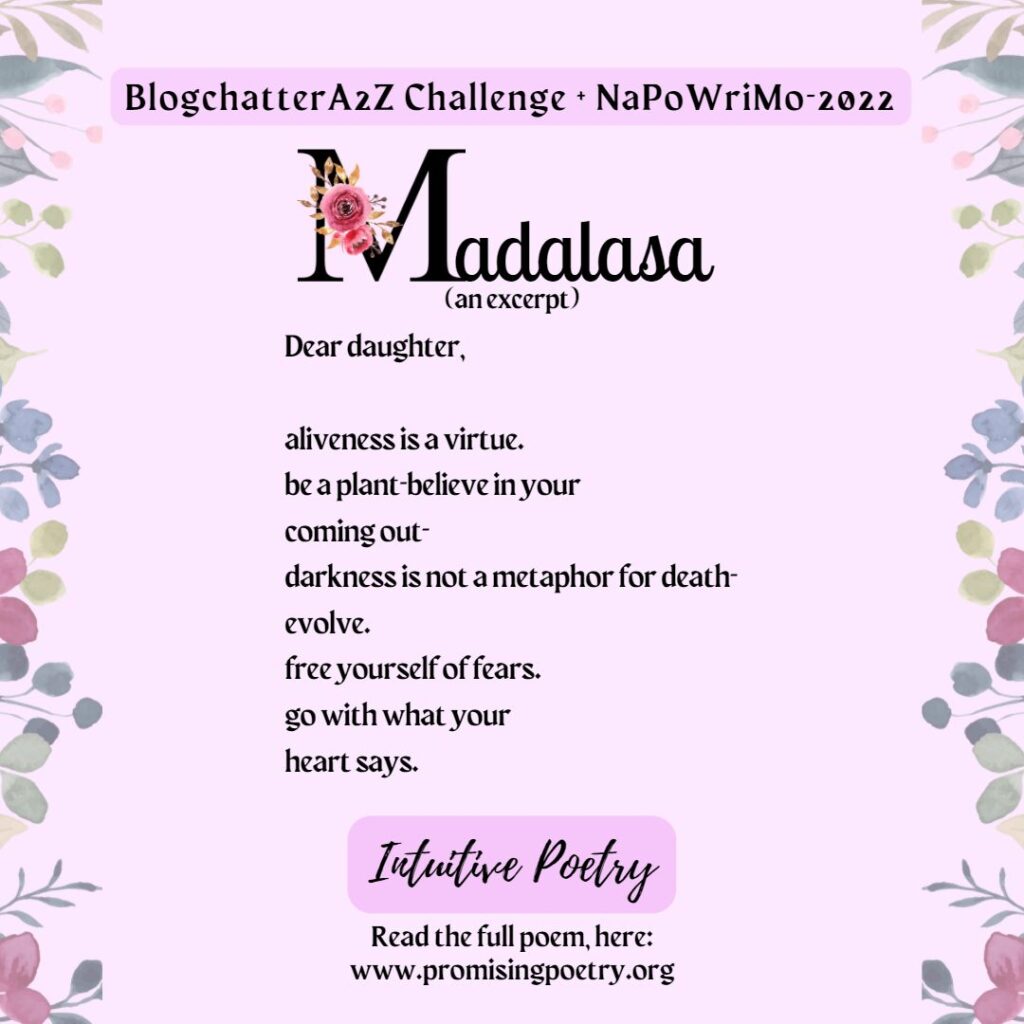  Day15-NaPoWriMo-Madalasa-An Excerpt